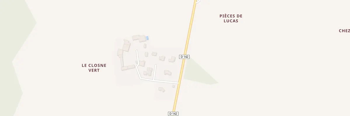 Plan du 2 Le Closne Vert à Saint-Germain-de-Lusignan
