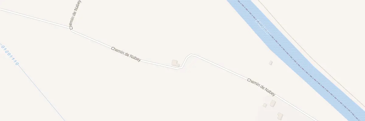 Plan du 680 Che de Nabey à Larrivière-Saint-Savin