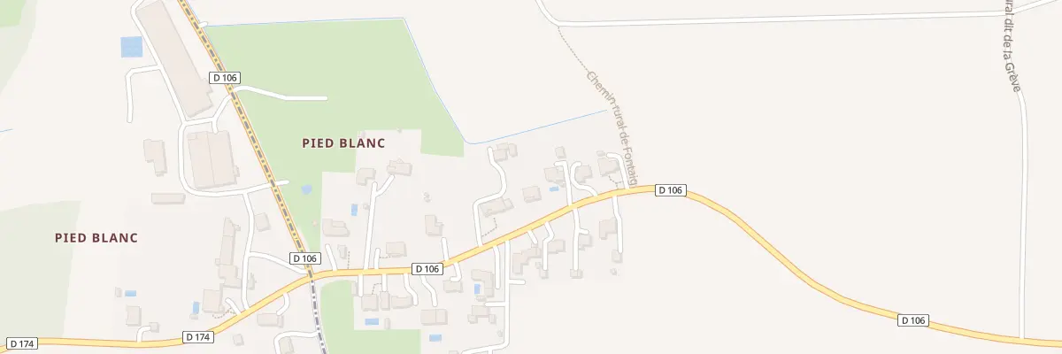 Plan du 209 Rte de Pied Blanc à Aiffres