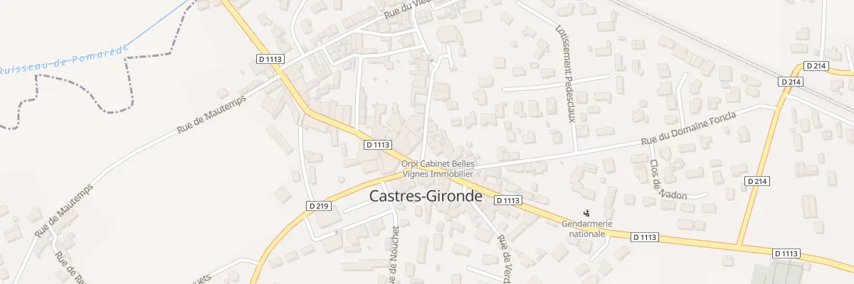 Plan du 11 Pl de la Mairie à Castres-Gironde