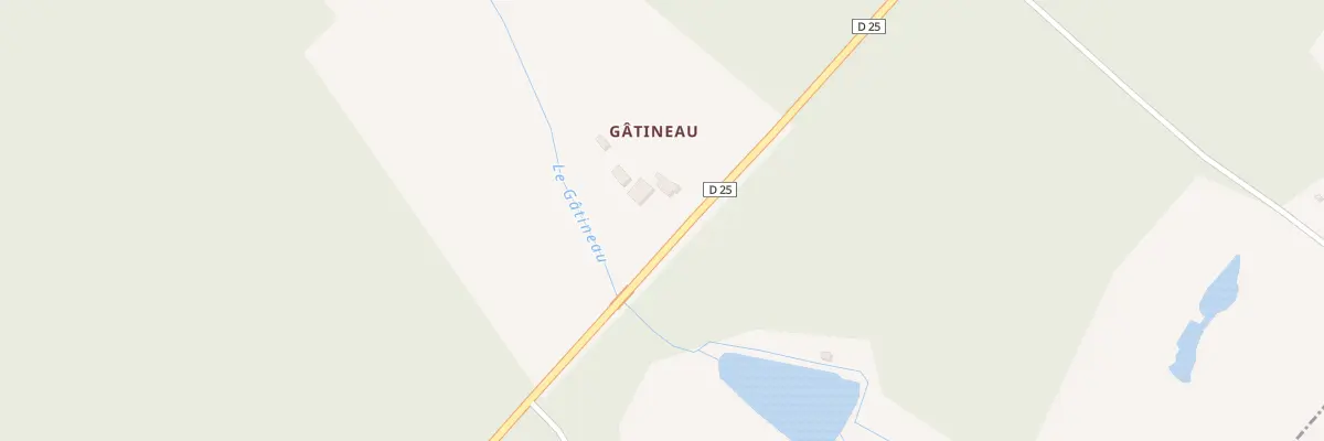 Plan du 5553 Gâtineau à Secondigny