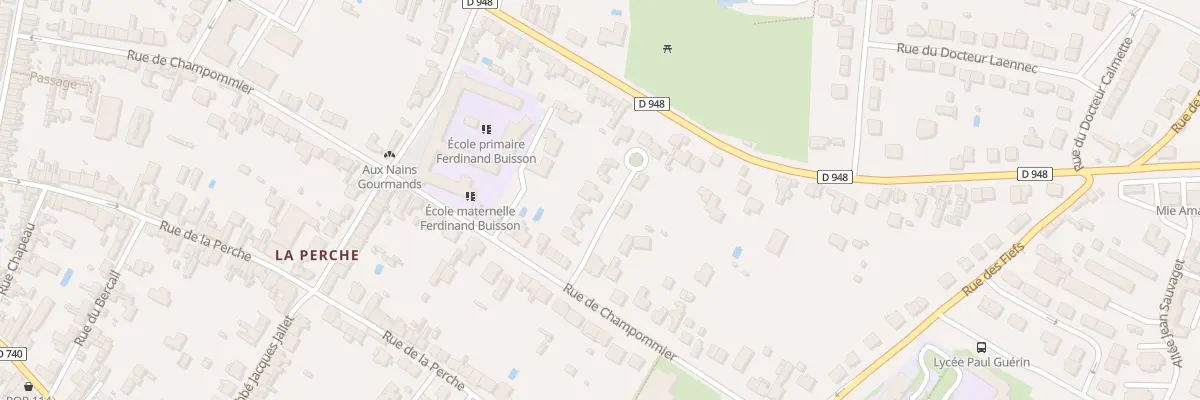 Plan du 73 Rue de Champommier à Niort