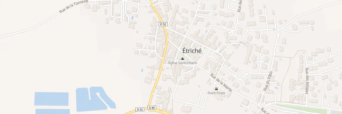 Plan du 7 Pl de l’Eglise à Étriché