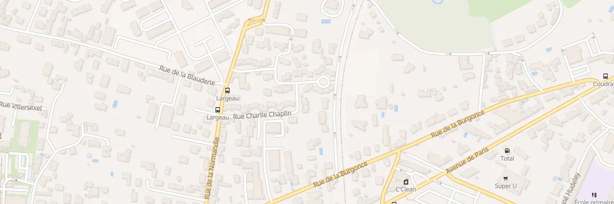 Plan du 20 Rue Charlie Chaplin à Niort