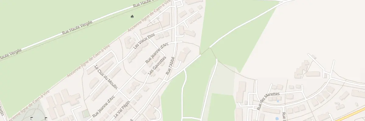 Plan du 8 Rue l’Abbé à Verson