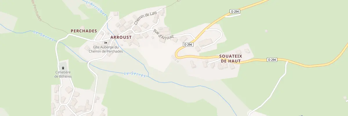 Plan du 2 Qua Casamajor à Bilhères