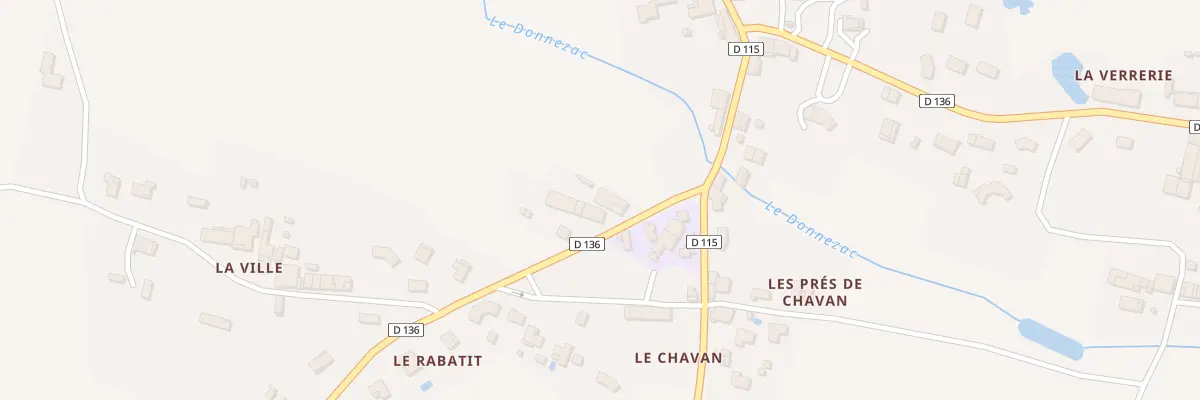 Plan du 26 Le Bourg à Donnezac