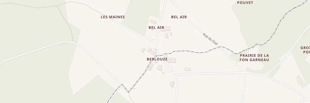 Plan du 54 Rue de Font Dormant à Villars-les-Bois