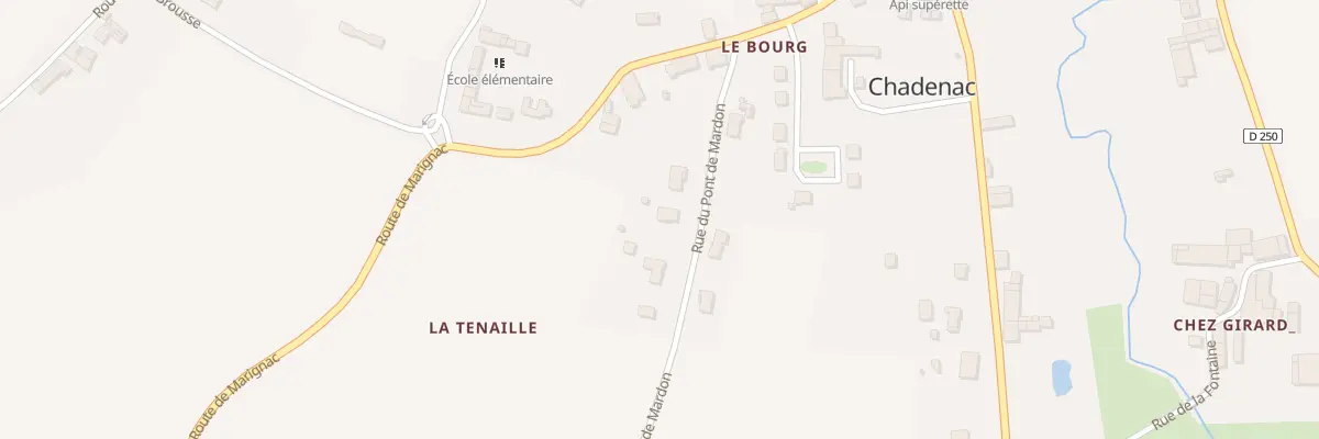 Plan du 8 Rue du Pont de Mardon à Chadenac