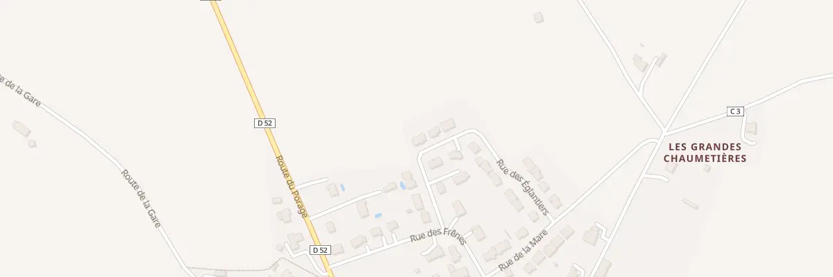 Plan du 7 Rue des Églantiers à Étriché