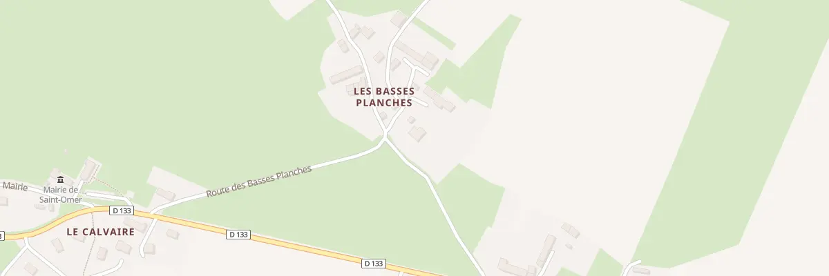 Plan du 2 Rte des Basses Planches à Saint-Omer
