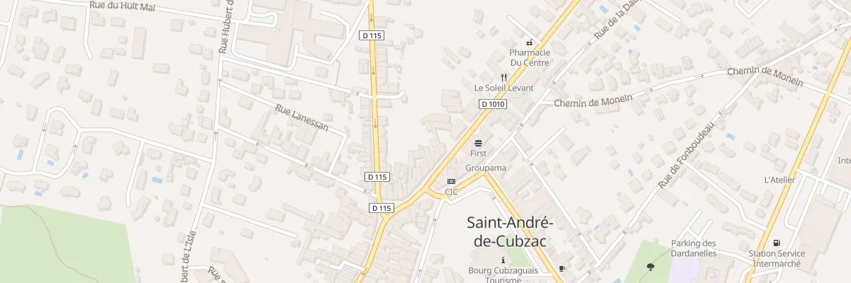 Plan du 186 Rue Nationale à Saint-André-de-Cubzac