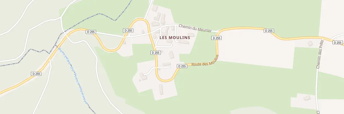 Plan du 13 Rte des Moulins à Cesny-les-Sources