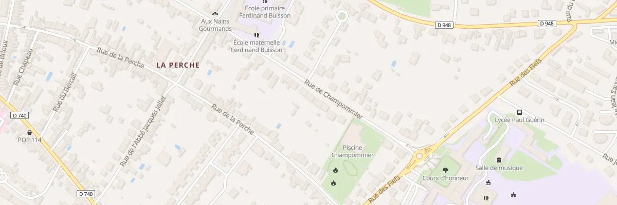 Plan du 96 Rue de Champommier à Niort