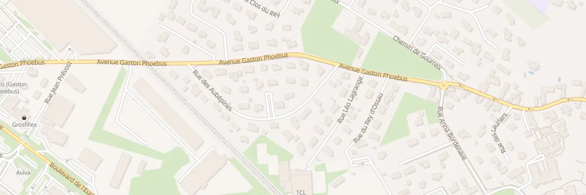 Plan du 8 Rue des Aubépines à Lescar