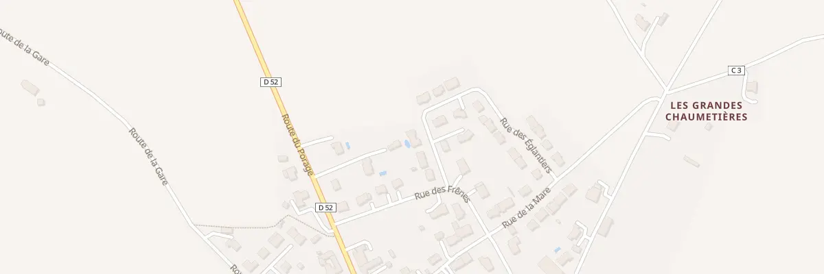 Plan du 5 Rue des Églantiers à Étriché
