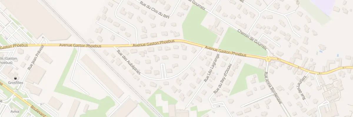 Plan du 6 Rue des Aubépines à Lescar
