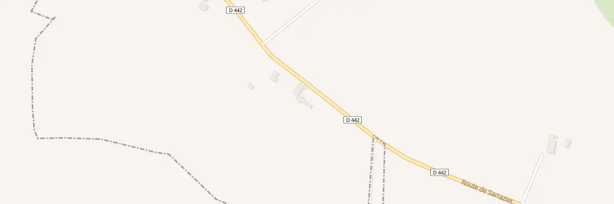 Plan du 833 Rte de Sarraziet à Saint-Loubouer