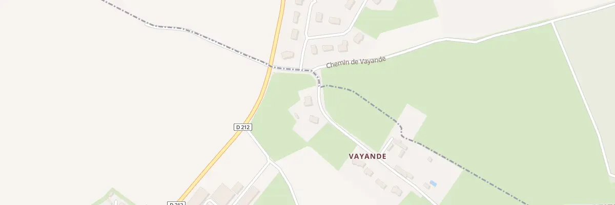 Plan du 2 Vayande à Maizet