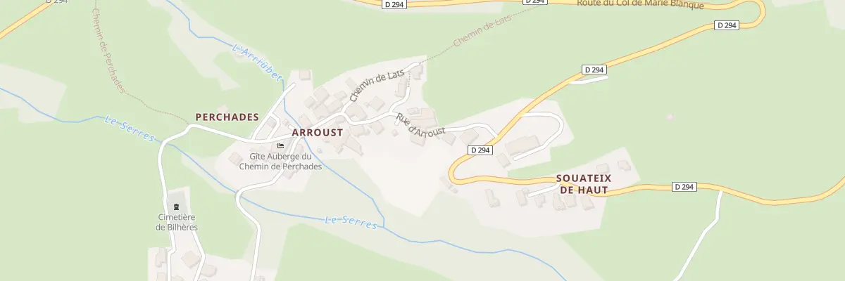 Plan du 12 Rue d’Arroust à Bilhères