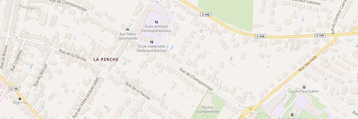 Plan du 77 Rue de Champommier à Niort
