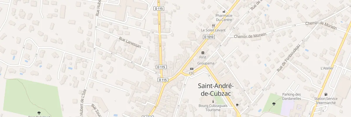 Plan du 180 Rue Nationale à Saint-André-de-Cubzac
