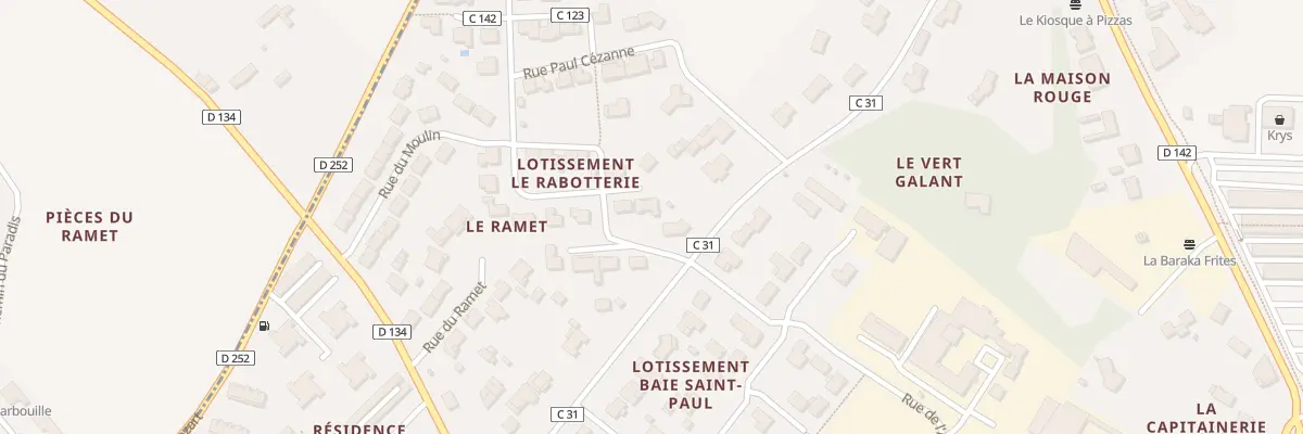 Plan du 3 Rue Claude Monet à Jonzac