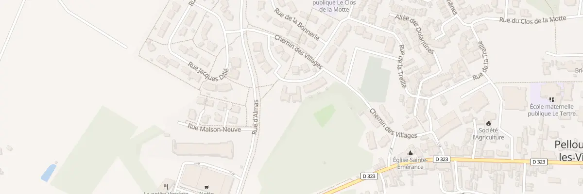Plan du 13 Rue des Houppiers à Verrières-en-Anjou