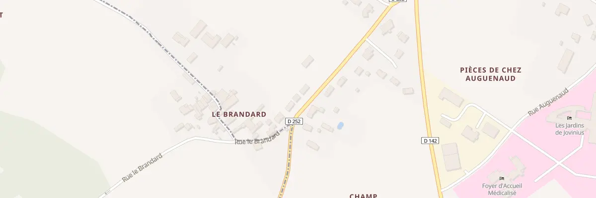 Plan du 16 Rue Champ de Beau à Saint-Martial-de-Vitaterne