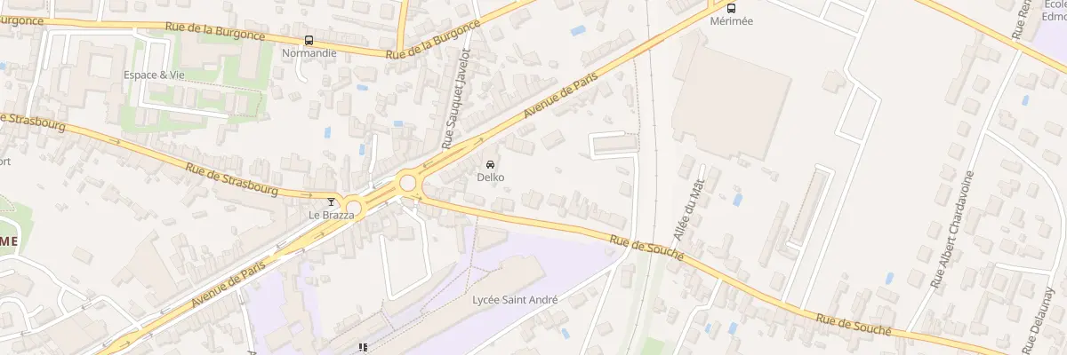 Plan du 17 Rue de Souché à Niort