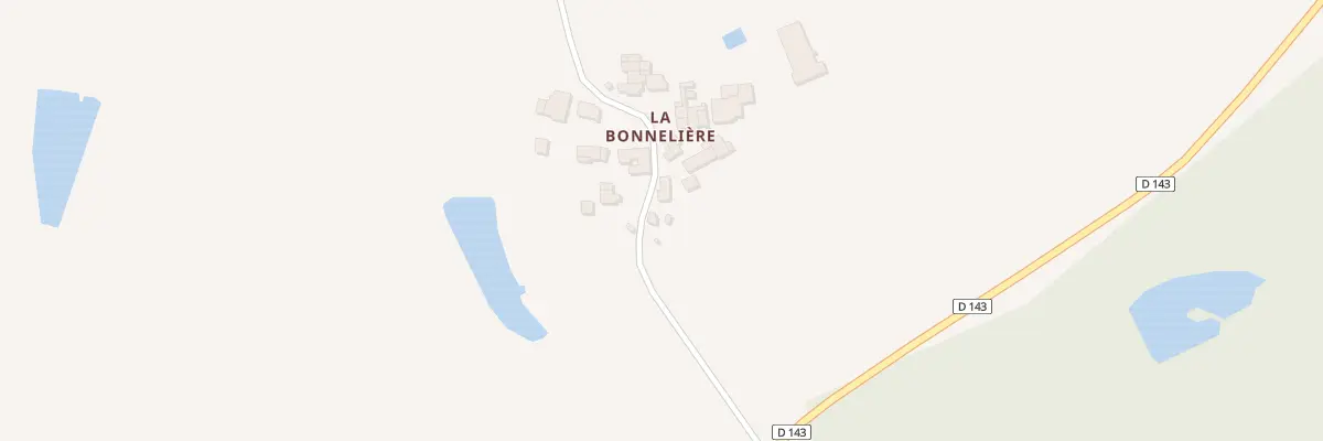 Plan du 2 La Bonnelière à Neuvy-Bouin