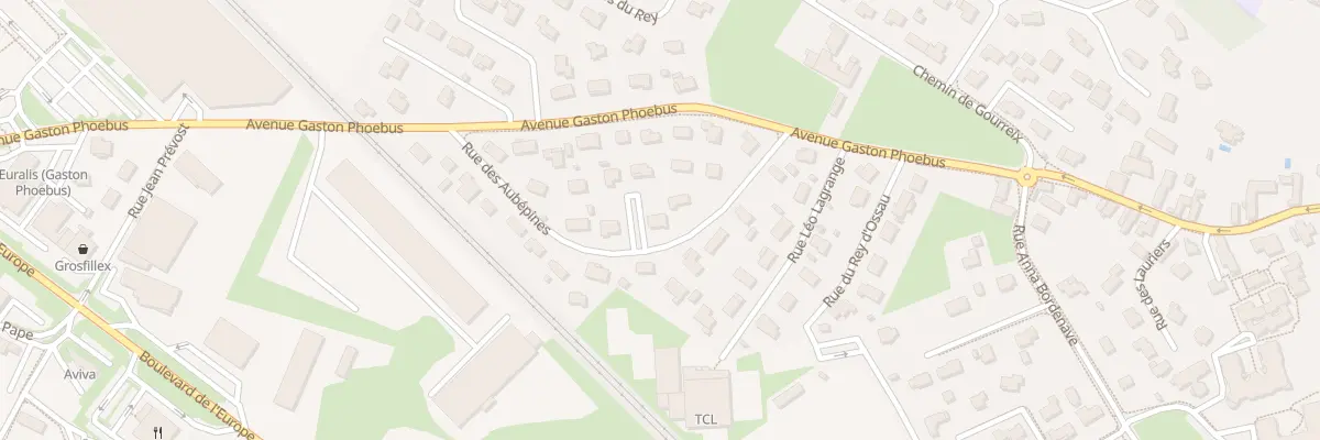 Plan du 10 Rue des Aubépines à Lescar