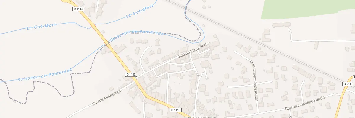 Plan du 21 Rue du Vieux Port à Castres-Gironde