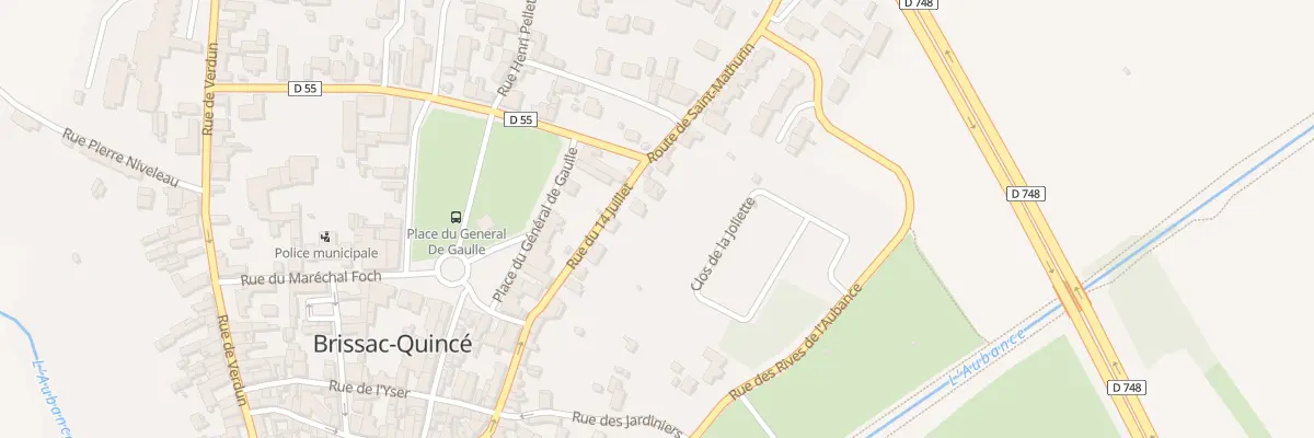Plan du 36 Rue du 14 Juillet à Brissac Loire Aubance