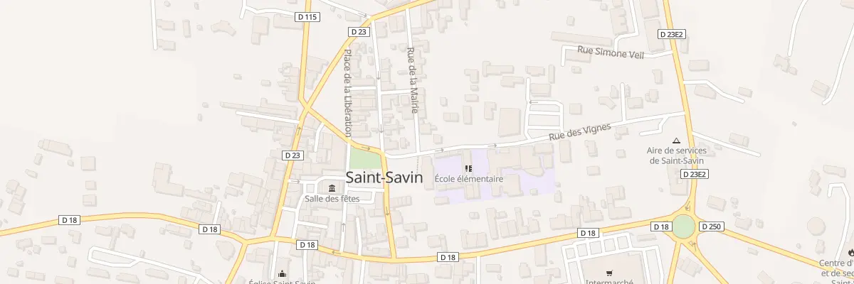 Plan du 316 Le Bourg à Saint-Savin