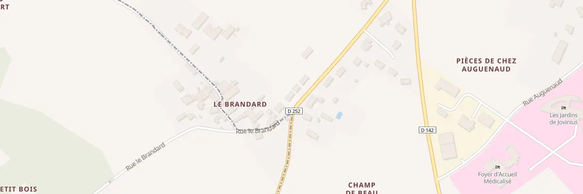 Plan du 18 Rue Champ de Beau à Saint-Martial-de-Vitaterne