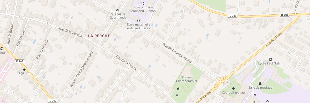 Plan du 92 Rue de Champommier à Niort
