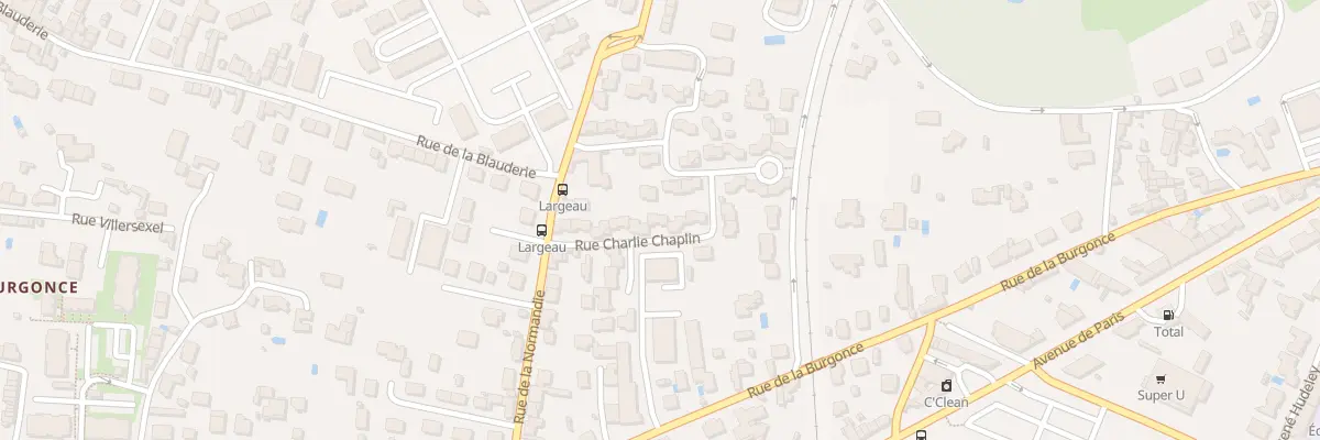 Plan du 11 Rue Charlie Chaplin à Niort