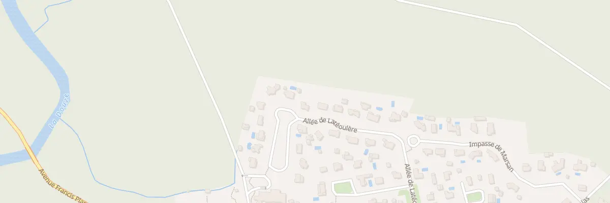 Plan du 250 All de la Teoulere à Saint-Avit