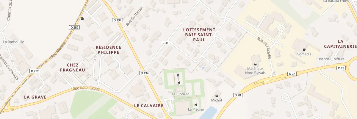 Plan du 2 Rue du Québec à Jonzac