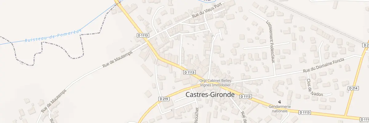 Plan du 26 Rue du Président Carnot à Castres-Gironde