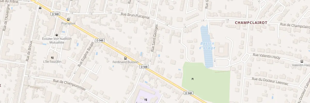 Plan du 10 Rue Saint-georges à Niort