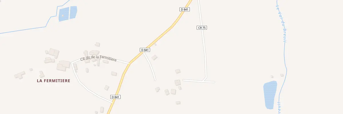 Plan du 1 La Bruyere à Bellou-en-Houlme