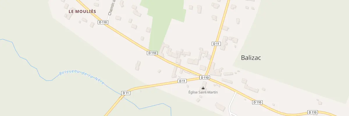 Plan du 22 Le Bourg à Balizac