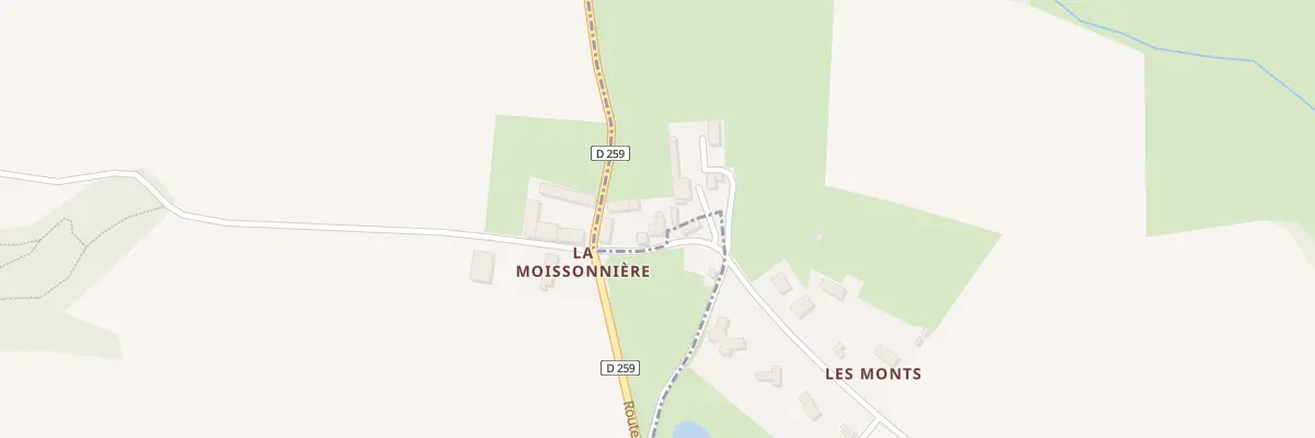 Plan du 1410 Rte du Mesnil A la Moissoniere aux Moutiers-en-Cinglais