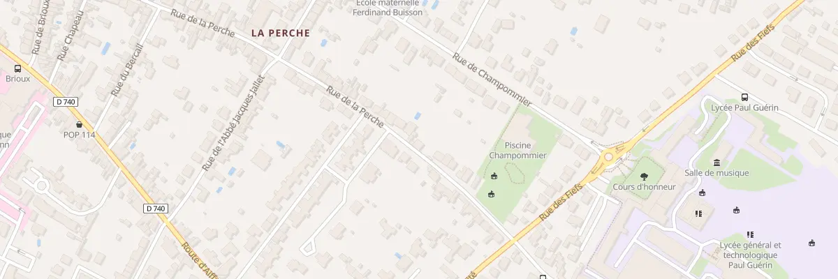 Plan du 103 Rue de la Perche à Niort