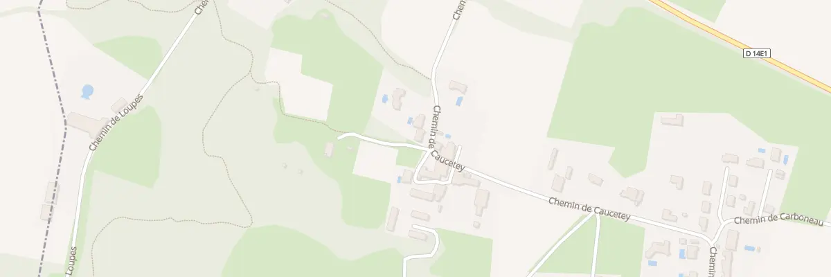 Plan du 44B Che de Caucetey à Saint-Caprais-de-Bordeaux