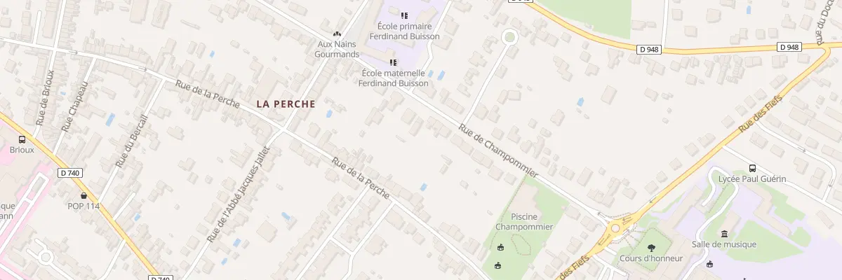 Plan du 88 Rue de Champommier à Niort