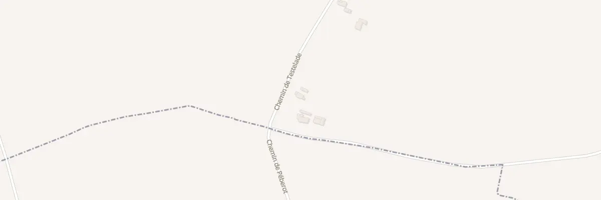Plan du 1021 Che de Testelade à Bascons