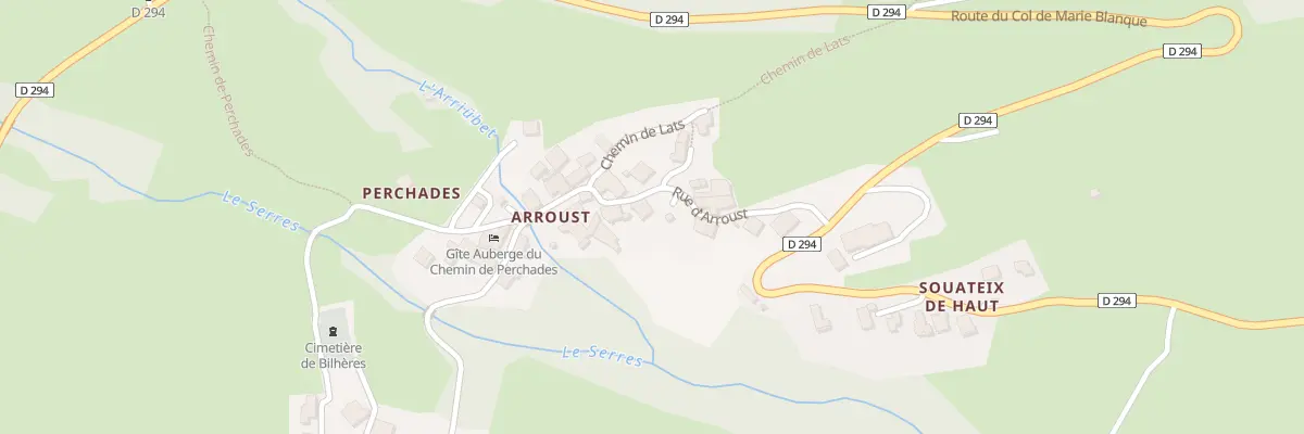 Plan du 10 Rue d’Arroust à Bilhères